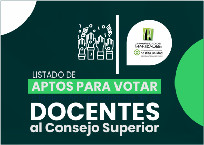 Aptos para votar Docentes al Sonsejo Superior