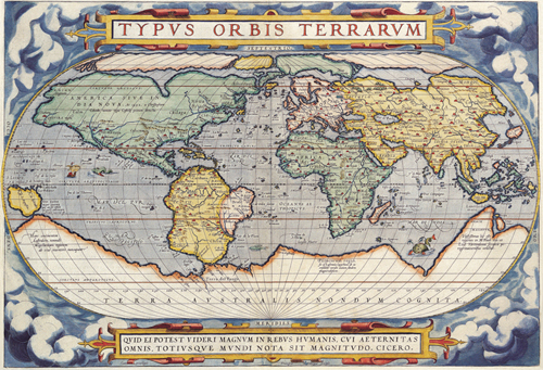 Antique Maps of the WorldMap of the WorldAbraham Orteliusc 1570
